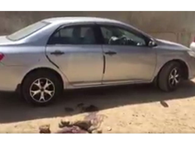 col r tahir was travelling in his car near baloch colony bridge when he was assaulted by unidentified armed men screengrab col r tahir was travelling in his car near baloch colony bridge when he was assaulted by unidentified armed men screengrab