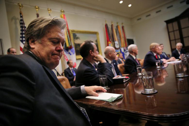 trump strategist bannon dropped from national security council
