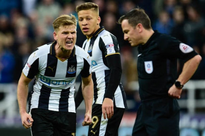 refereeing blunder overshadows newcastle s win over burton refereeing blunder overshadows newcastle s win over burton