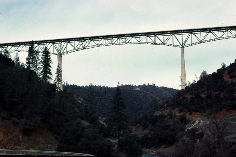 by deck height foresthill bridge is the highest bridge in california and the fourth highest in the country photo wikimedia commons