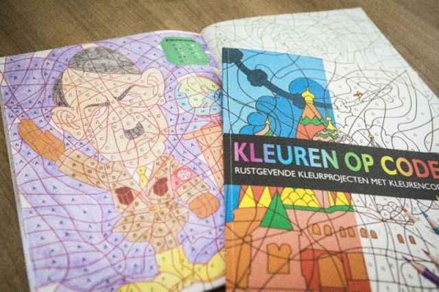 the image appeared in two colouring books themed around football and castle towers photo afp the image appeared in two colouring books themed around football and castle towers photo afp