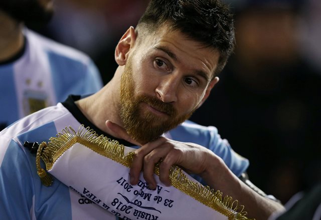 argentina 039 s lionel messi gestures during the 2018 world cup qualifiers photo reuters