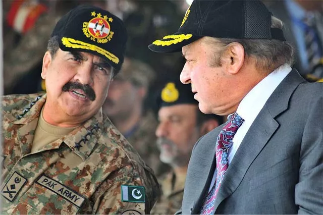 prime minister nawaz sharif with former army chief raheel sharif photo online prime minister nawaz sharif with former army chief raheel sharif photo online