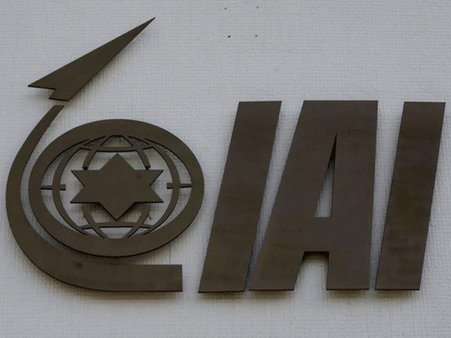 the logo of state owned israel aerospace industries iai the country 039 s biggest defence contractor is seen at their offices next to ben gurion international airport near or yehuda israel february 27 2017 photo reuters