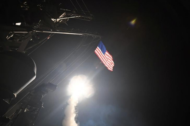 u s navy guided missile destroyer uss porter ddg 78 conducts strike operations while in the mediterranean sea which u s defense department said was a part of cruise missile strike against syria on april 7 2017 photo reuters u s navy guided missile destroyer uss porter ddg 78 conducts strike operations while in the mediterranean sea which u s defense department said was a part of cruise missile strike against syria on april 7 2017 photo reuters