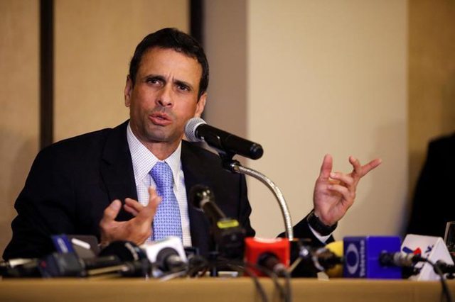 venezuelan opposition leader henrique capriles photo reuters