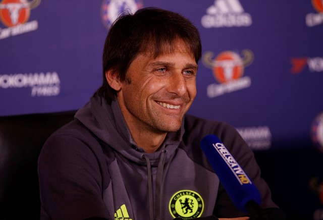 chelsea manager antonio conte during the press conference photo reuters