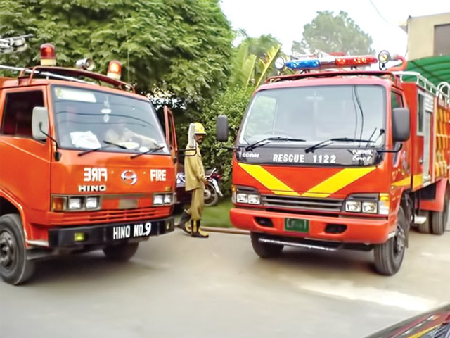 rescue 1122 vans being used to hose down a construction factory photo express rescue 1122 vans being used to hose down a construction factory photo express