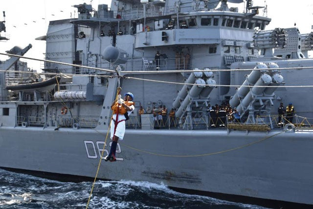 the os 35 was reported to be under attack on saturday photo indian navy the os 35 was reported to be under attack on saturday photo indian navy