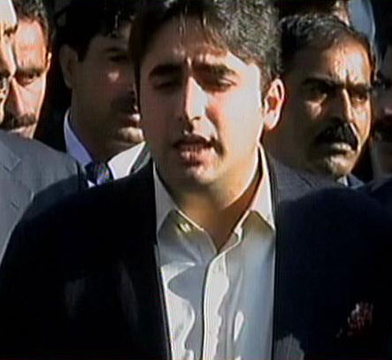 chairman pakistan people 039 s party ppp bilawal bhutto zardari talking to media in islamabad on march 4 2017 express news screen grab