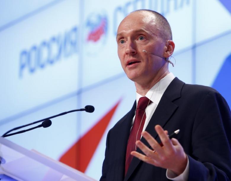 one time advisor of u s president elect donald trump carter page addresses the audience during a presentation in moscow russia photo reuters