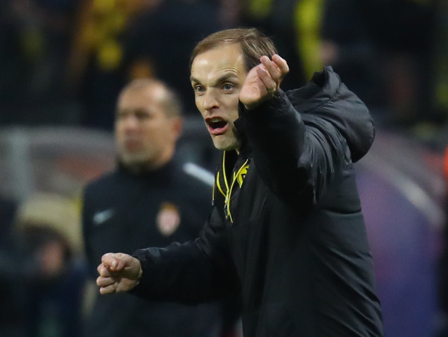 borussia dortmund coach thomas tuchel during match against as monaco on april 12 2017 photo reuters borussia dortmund coach thomas tuchel during match against as monaco on april 12 2017 photo reuters