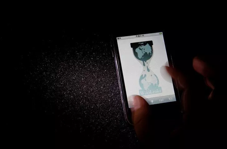 the logo of the wikileaks website is pictured on a smartphone in this picture illustration taken in tokyo november 29 2010 photo reuters file the logo of the wikileaks website is pictured on a smartphone in this picture illustration taken in tokyo november 29 2010 photo reuters file