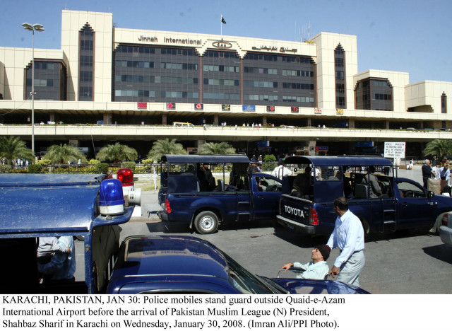 a file photo of karachi airport photo ppi a file photo of karachi airport photo ppi