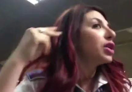 screengrab from the aghnia 039 s video showing a woman airport security official who asked her to remove the hijab as it was not 039 safe 039 screengrab from the aghnia 039 s video showing a woman airport security official who asked her to remove the hijab as it was not 039 safe 039