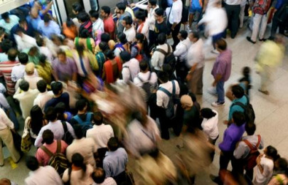 indian metro probes porn screened at busy station