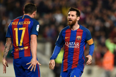 messi double bails out barcelona messi double bails out barcelona