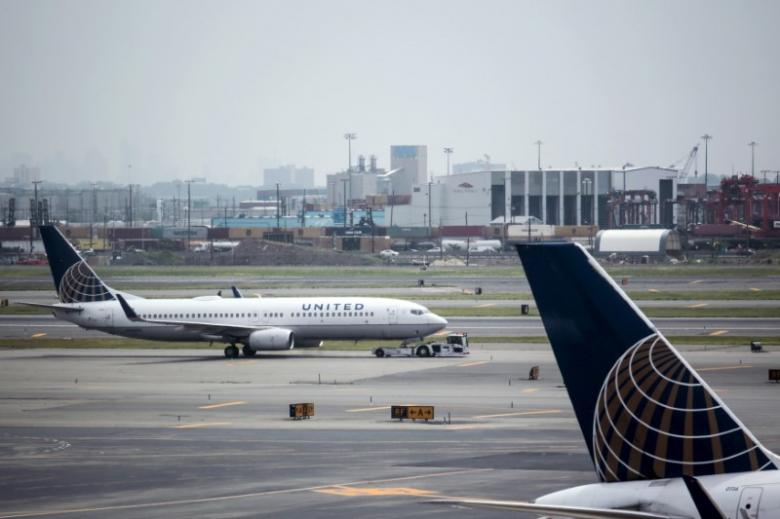 united airlines planes are seen on platform at the newark liberty international airport in new jersey photo reuters