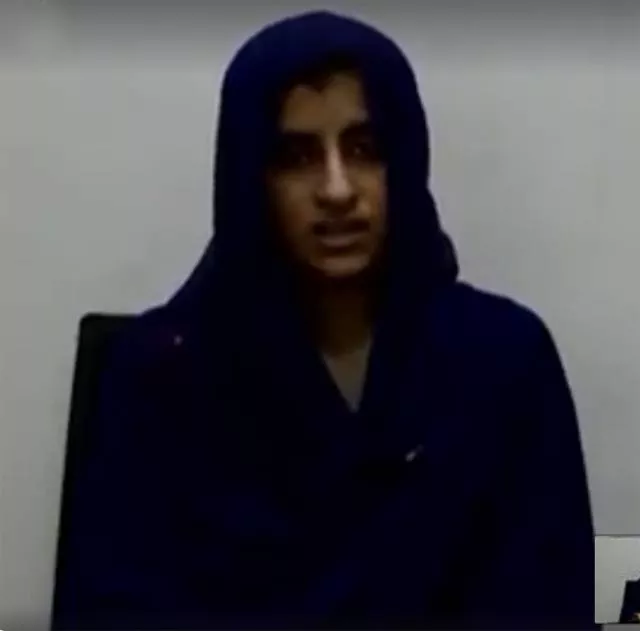 naureen says two suicide jackets four hand grenades and some bullets were given for the attack video screengrab naureen says two suicide jackets four hand grenades and some bullets were given for the attack video screengrab