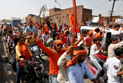 hardline hindu youth call the shots on streets of northern india hardline hindu youth call the shots on streets of northern india