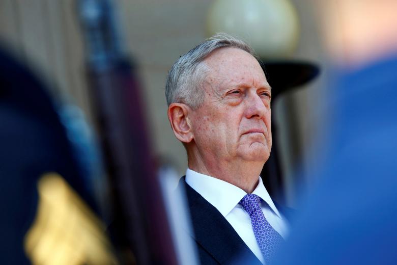 u s defense secretary james mattis is seen at the pentagon in arlington va u s april 13 2017 photo reuters