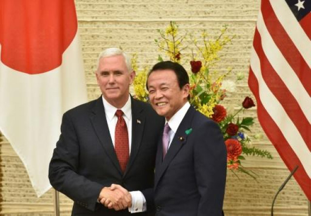 pence says new us japan talks could lead to trade deal photo afp pence says new us japan talks could lead to trade deal photo afp