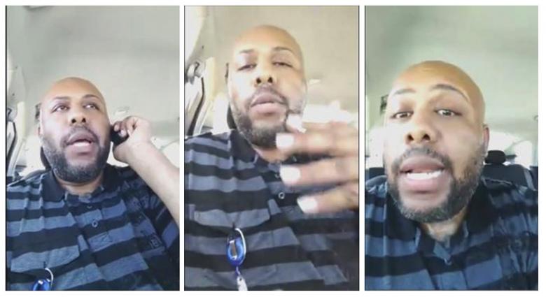 a man who identified himself as stevie steve is seen in a combination of stills from a video he broadcast of himself on facebook in cleveland ohio us april 16 2017 photo reuters