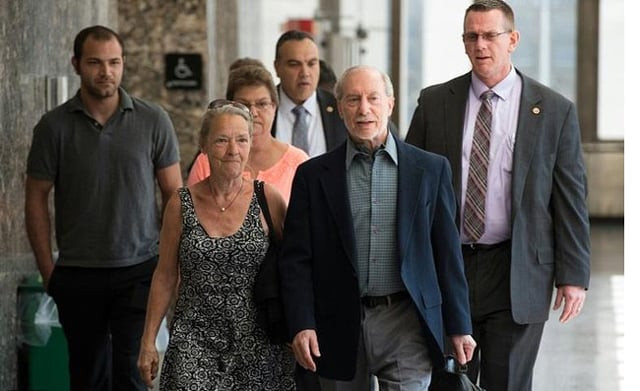 julie and stanley patz arrive for the sentencing of pedro hernandez convicted for the 1979 kidnapping and murder of their six year old son etan patz at manhattan supreme court on april 18 2017 photo afp julie and stanley patz arrive for the sentencing of pedro hernandez convicted for the 1979 kidnapping and murder of their six year old son etan patz at manhattan supreme court on april 18 2017 photo afp