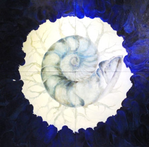 seven paintings focusing on doom and destruction of mankind