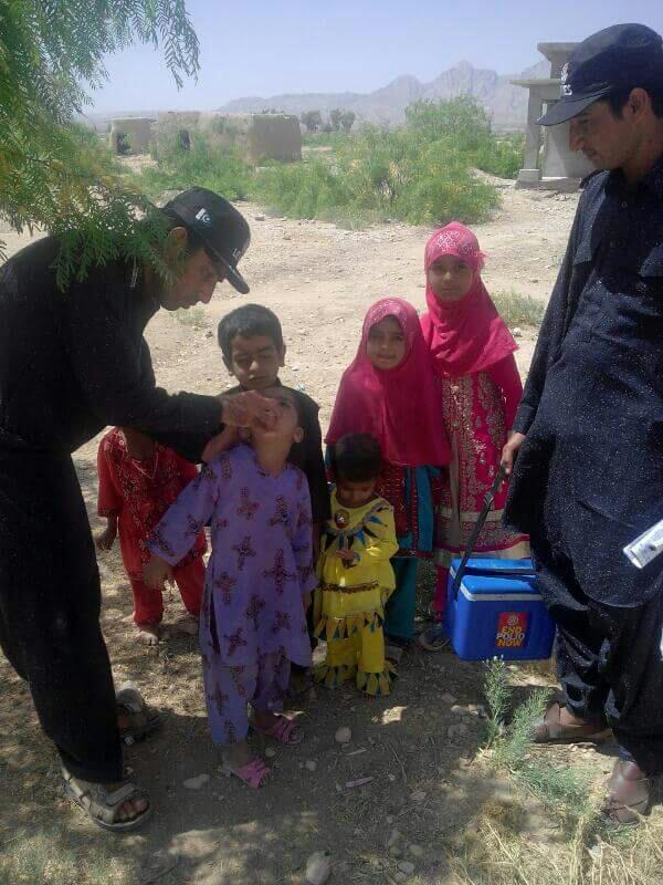 balochistan levies led the national polio drive in kohlu district due to an ongoing strike of paramedical staff photo mohammad zafar express