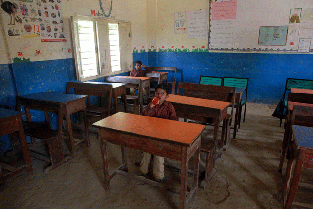 the government provides free books to more than 250 children who are studying at the schools however the families are so poor that they can 039 t even afford the expenses for copies bags shoes uniforms and stationery photo athar khan