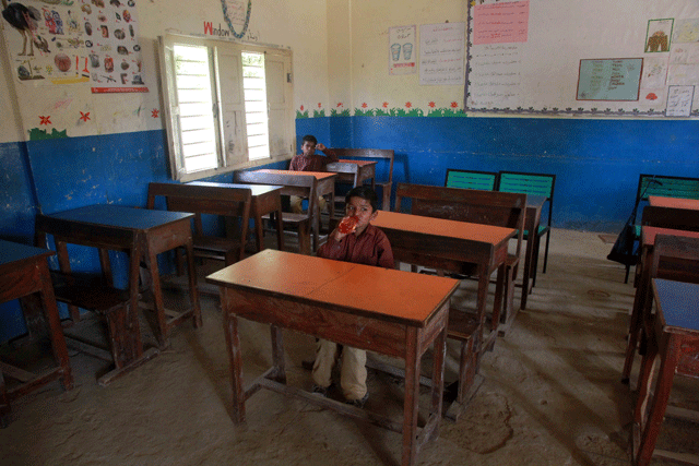 the government provides free books to more than 250 children who are studying at the schools however the families are so poor that they can 039 t even afford the expenses for copies bags shoes uniforms and stationery photo athar khan