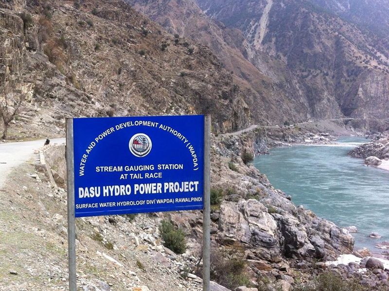 a view of dasu dam site photo inp