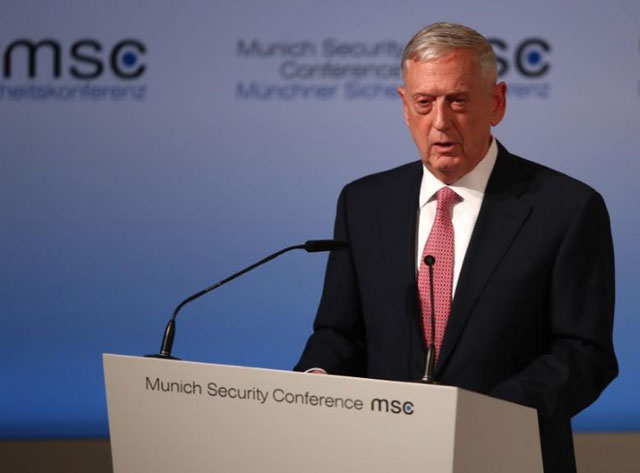 us defence secretary jim mattis speaks at the opening of the 53rd munich security conference in munich germany february 17 2017 photo reuters