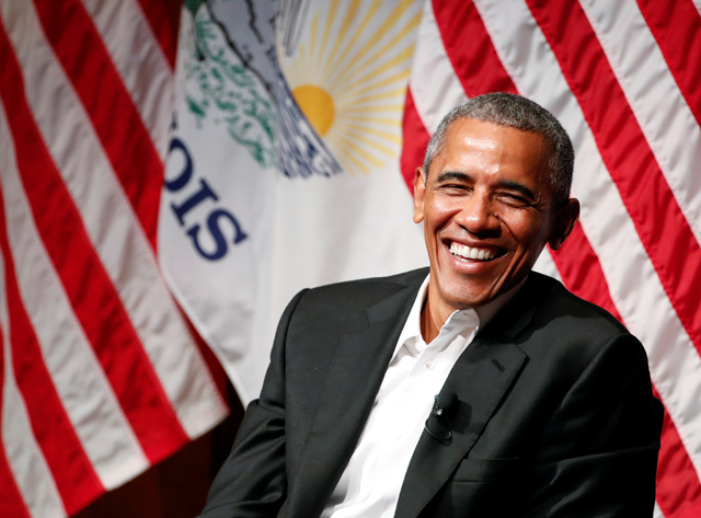 former us president barack obama speaks during a meeting with youth leaders at the logan center for the arts at the university of chicago to discuss strategies for community organisation and civic engagement in chicago illinois us april 24 2017 photo reuters