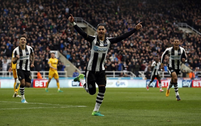 newcastle 039 s ayoze perez celebrates scoring their first goal against preston north end on april 24 2015 photo reuters newcastle 039 s ayoze perez celebrates scoring their first goal against preston north end on april 24 2015 photo reuters