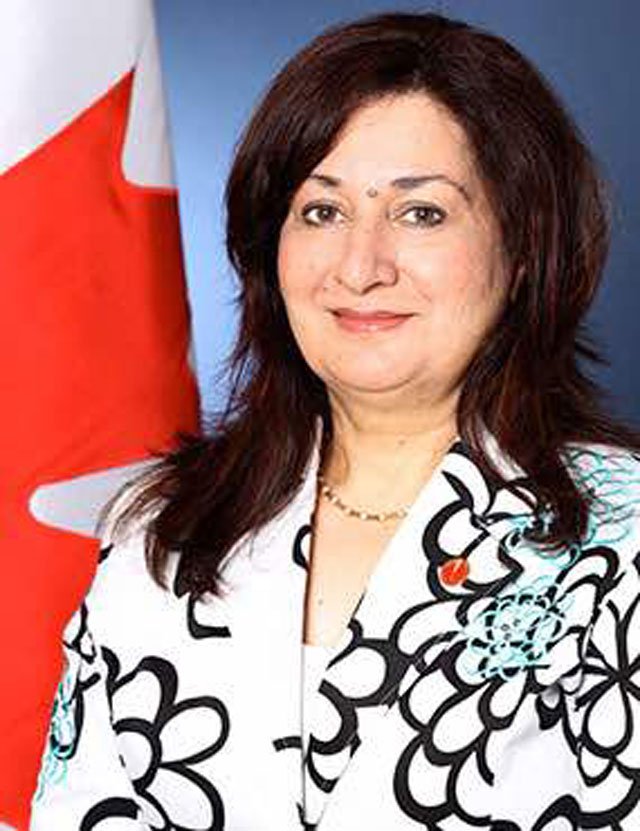 pakistani canadian senator salma ataullah jan photo express