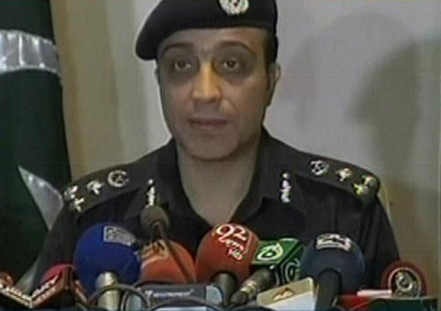 deputy inspector general dig mardan police alam khan shinwari addressing a news conference in mardan on april 27 2017 express news screen grab deputy inspector general dig mardan police alam khan shinwari addressing a news conference in mardan on april 27 2017 express news screen grab