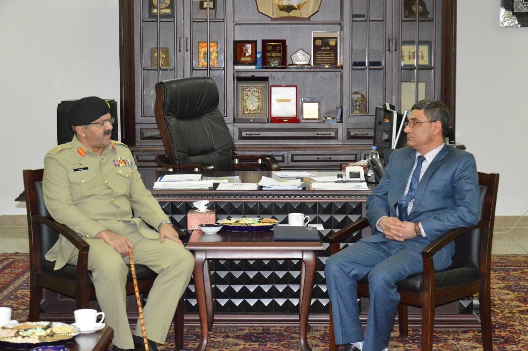 delegation of pak army headed by chief of general staff cgs lt gen bilal akbar visits afghanistan on the direction of coas qamar bajwa photo ispr