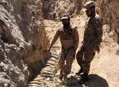 large cache of weapons seized in miranshah ispr