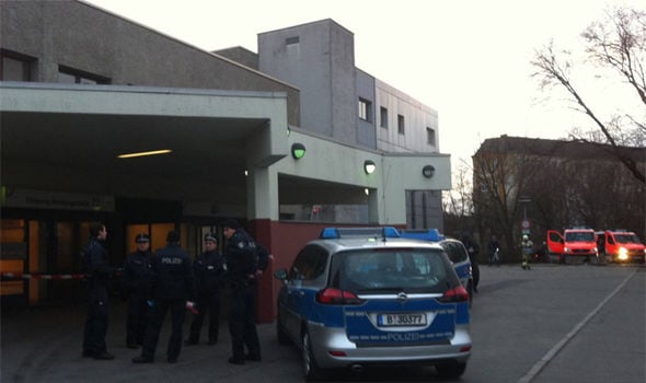 police sealed off a wide area around the hospital says report photo twitter