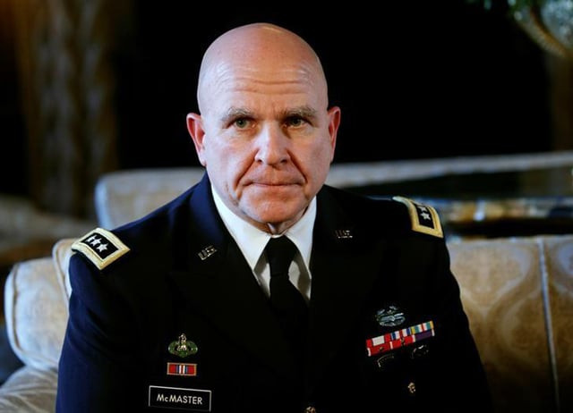 national security adviser h r mcmaster photo reuters national security adviser h r mcmaster photo reuters