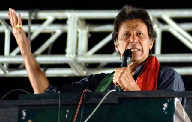 imran khan address a rally in islamabad 039 s parade ground on friday photo inp imran khan address a rally in islamabad 039 s parade ground on friday photo inp