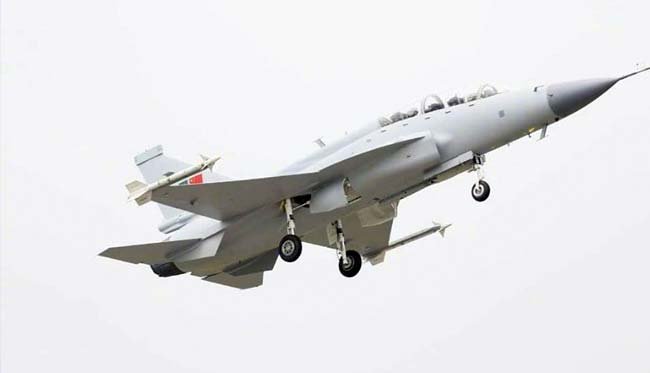 the dual seat thunder aircraft was co developed by pakistan and china photo inp