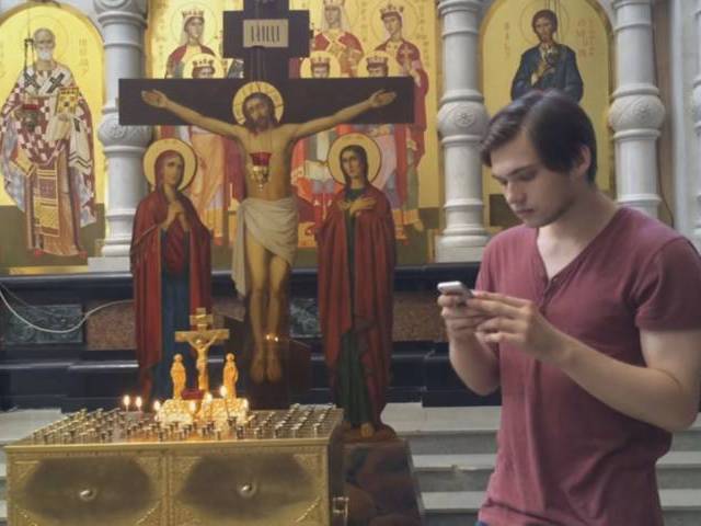 ruslan sokolovsky posted a video of himself playing pokemon go inside a church in yekaterinburg screengrab youtube