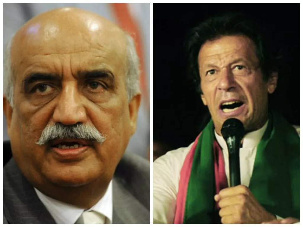 pti chief imran khan and opposition leader khursheed shah reject prime minister office 039 s notice on dawn leaks photos express pti chief imran khan and opposition leader khursheed shah reject prime minister office 039 s notice on dawn leaks photos express