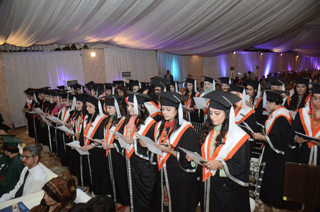 graduating doctors and dentists take oath at the convocation ceremony which took place at palpa club saturday evening photo mohammad noman graduating doctors and dentists take oath at the convocation ceremony which took place at palpa club saturday evening photo mohammad noman