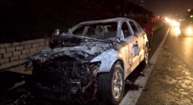 a view of a burnt jeep abandoned by the suspects after gem tv founder saeed karimian was shot dead in istanbul turkey april 29 2017 in this still image taken from video photo reuters a view of a burnt jeep abandoned by the suspects after gem tv founder saeed karimian was shot dead in istanbul turkey april 29 2017 in this still image taken from video photo reuters