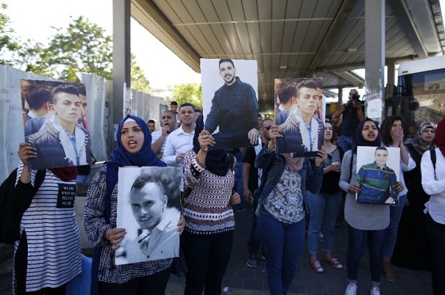 the hunger strike began on april 17 with those taking part ingesting only water and salt photo afp