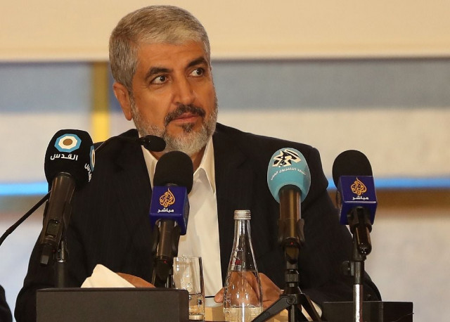 exiled hamas chief khaled meshaal speaks in the qatari capital doha on may 1 2017 photo afp exiled hamas chief khaled meshaal speaks in the qatari capital doha on may 1 2017 photo afp